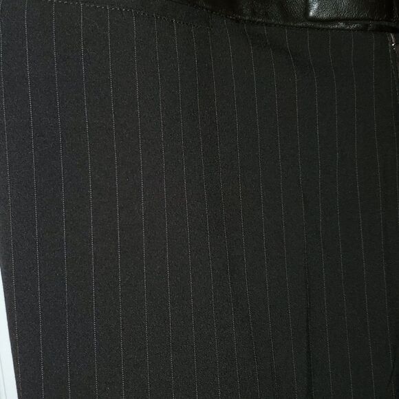 Ciello Couture Brown Pinstriped Trousers - Picture 4 of 7